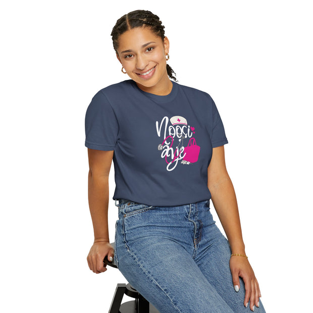 Celebrate Nurses with Style – Funny Nurse Appreciation T-Shirt | Nurse Life Tee, Healthcare Worker Gift, Medical Professional Top, Nọọsi Aye (Nurse Life in Yoruba) Shirt