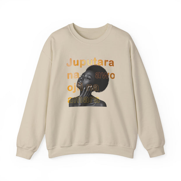 Artistic Unisex Crewneck Sweatshirt with Inspirational Quote - Comfortable Fashion, Gift for Her, Everyday Style, Cozy Layering, [...]