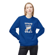 Hug in a Mug Sweatshirt – Uwę Re A Ukpu | Funny Coffee Gift & Casual Fall Wear