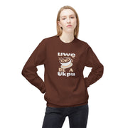 Hug in a Mug Sweatshirt – Uwę Re A Ukpu | Funny Coffee Gift & Casual Fall Wear