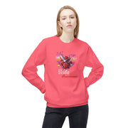 Romantic Floral Heart Sweatshirt Usifo Iruémwenwé – Women Cozy Pullover
