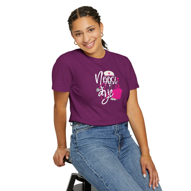 Celebrate Nurses with Style – Funny Nurse Appreciation T-Shirt | Nurse Life Tee, Healthcare Worker Gift, Medical Professional Top, Nọọsi Aye (Nurse Life in Yoruba) Shirt
