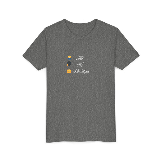 Kọ́, Jí, Kó Sẹ́yìn Youth Tee – Learn, Wake, Slay in Yoruba | Fun Summer Shirt for Kids