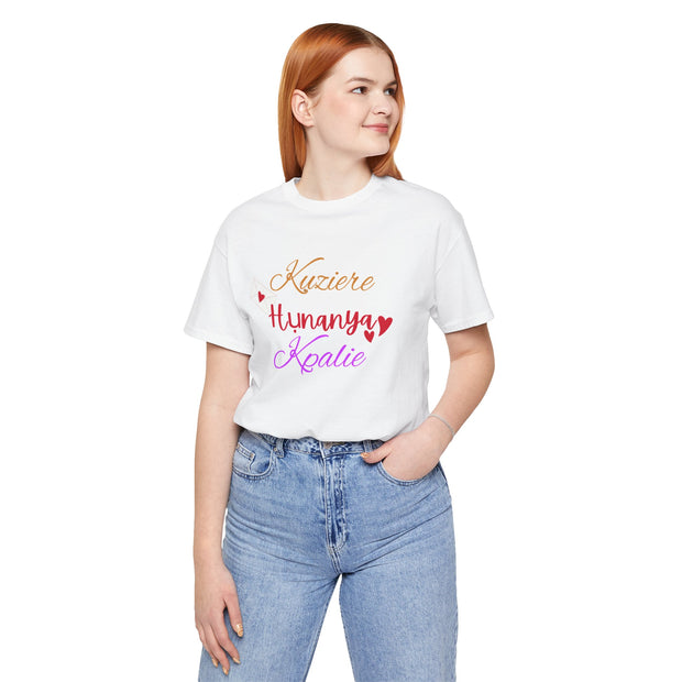“Kụziere Hụnanya Kpalie Women’s Tee  Teach Love & Inspire in Igbo