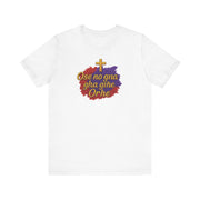 Faith-Edo Inspired Women  Tee - Ose no gna gha ghe Orhe