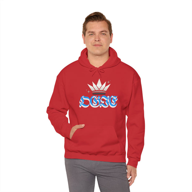 Ogie King in  Edo Men’s Heavy Blend™ Hooded Sweatshirt – Cozy Streetwear & Casual Wear