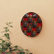 Oge bụ Ego Wall Clock – “Time Is Money” Igbo-Inspired Arylic Clock for Home or Office