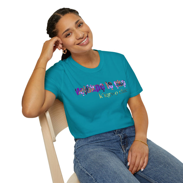Chic Motivational T-Shirt – Igala “Mẹjúkpẹ lẹ ẹkọ… k’ugwọ chic.” (Back to the Grind… with Style)