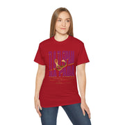 Saved & Redeemed Women’s Graphic Tee – Ephesians 2:8 Christian Cotton T-Shirt, Faith Statement Top, Everyday Casual Wear, Inspirational Gift for Friends”