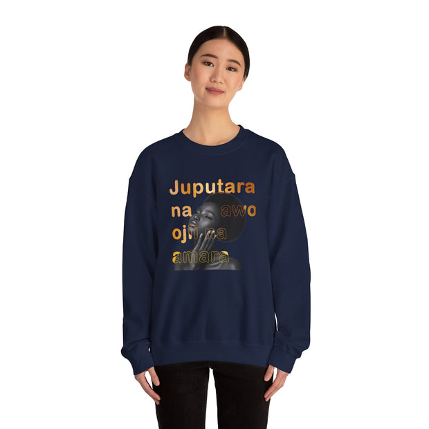 Artistic Unisex Crewneck Sweatshirt with Inspirational Quote - Comfortable Fashion, Gift for Her, Everyday Style, Cozy Layering, [...]