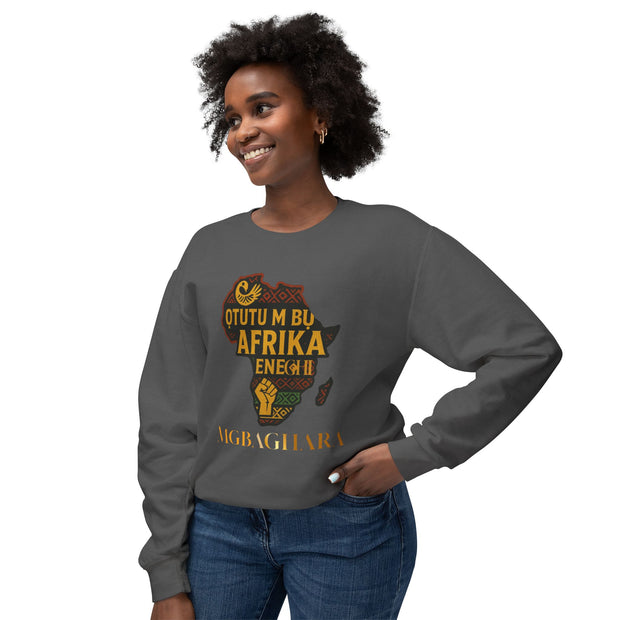 Unisex African Crewneck Sweatshirt | Warm, Stylish & Culturally Inspired
