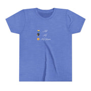 Kọ́, Jí, Kó Sẹ́yìn Youth Tee – Learn, Wake, Slay in Yoruba | Fun Summer Shirt for Kids