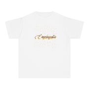 Esegbuyota Youth Glitter Tee – “You Will Rejoice” in Urhobo | Fun Kids Celebration Shirt