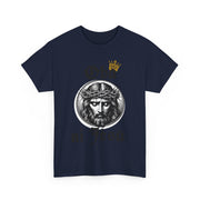 “Oba ni Jésù Crowned King Graphic Tee – Christian Faith Shirt, Spiritual Female T-Shirt, Casual Cotton Wear, Inspirational Gift for Believers”