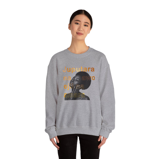 Artistic Unisex Crewneck Sweatshirt with Inspirational Quote - Comfortable Fashion, Gift for Her, Everyday Style, Cozy Layering, [...]