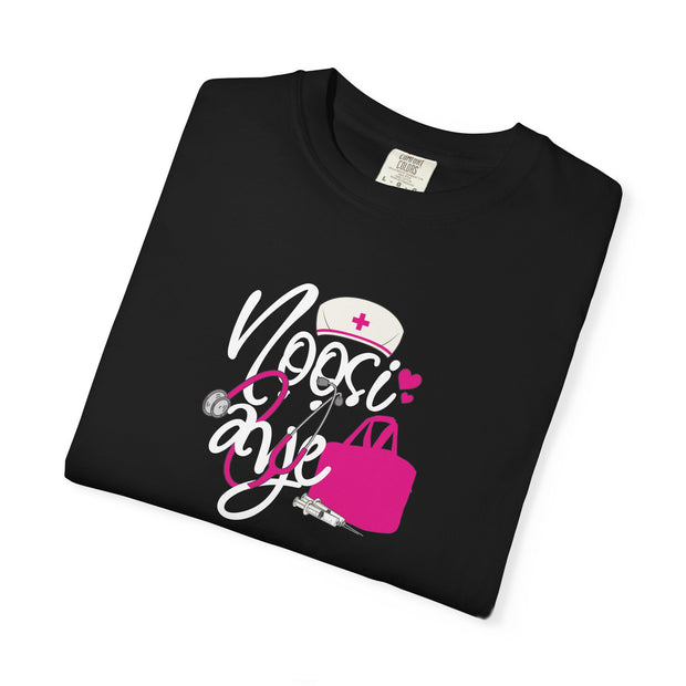Celebrate Nurses with Style – Funny Nurse Appreciation T-Shirt | Nurse Life Tee, Healthcare Worker Gift, Medical Professional Top, Nọọsi Aye (Nurse Life in Yoruba) Shirt