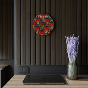 Oge bụ Ego Wall Clock – “Time Is Money” Igbo-Inspired Arylic Clock for Home or Office