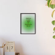 Agbara ń ṣàn síbi tí ìfọkànsin bá lọ – Yoruba Motivational Quote Framed Wall Art | Energy Flows Where Attention Goes Poster