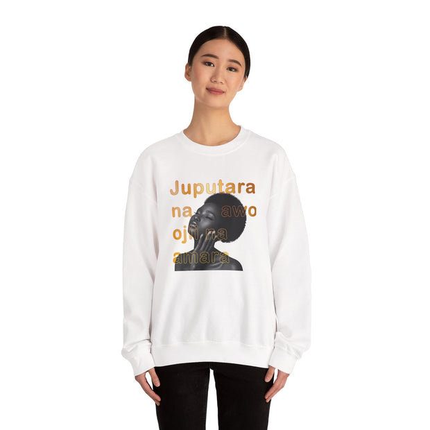 Artistic Unisex Crewneck Sweatshirt with Inspirational Quote - Comfortable Fashion, Gift for Her, Everyday Style, Cozy Layering, [...]