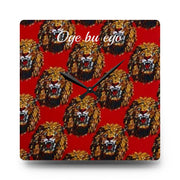Oge bụ Ego Wall Clock – “Time Is Money” Igbo-Inspired Arylic Clock for Home or Office