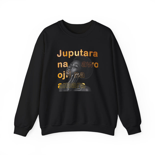 Artistic Unisex Crewneck Sweatshirt with Inspirational Quote - Comfortable Fashion, Gift for Her, Everyday Style, Cozy Layering, [...]