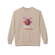 Romantic Floral Heart Sweatshirt Usifo Iruémwenwé – Women Cozy Pullover