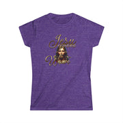 Jesus Loves You Urhobo T-Shirt – Christian Women’s Faith Tee, Inspirational Religious Apparel & Spiritual Gift