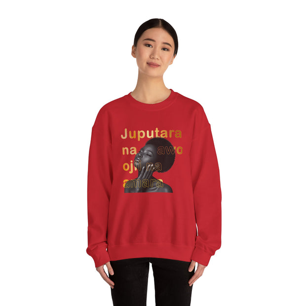Artistic Unisex Crewneck Sweatshirt with Inspirational Quote - Comfortable Fashion, Gift for Her, Everyday Style, Cozy Layering, [...]
