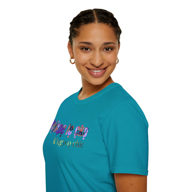 Chic Motivational T-Shirt – Igala “Mẹjúkpẹ lẹ ẹkọ… k’ugwọ chic.” (Back to the Grind… with Style)