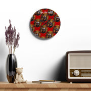 Oge bụ Ego Wall Clock – “Time Is Money” Igbo-Inspired Arylic Clock for Home or Office