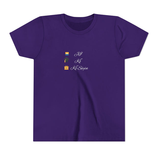 Kọ́, Jí, Kó Sẹ́yìn Youth Tee – Learn, Wake, Slay in Yoruba | Fun Summer Shirt for Kids
