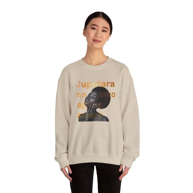 Artistic Unisex Crewneck Sweatshirt with Inspirational Quote - Comfortable Fashion, Gift for Her, Everyday Style, Cozy Layering, [...]