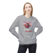 Romantic Floral Heart Sweatshirt Usifo Iruémwenwé – Women Cozy Pullover