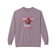 Romantic Floral Heart Sweatshirt Usifo Iruémwenwé – Women Cozy Pullover