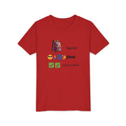 Ugbó ẹ̀kọ́? Ọrẹ. Ẹ̀mre? Ọrẹ lẹ mẹrhen! (School ride? Friend. You’re awesome? Friend, you’re set!) – Urhobo Back-to-School Tee for Kids