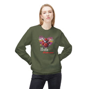 Romantic Floral Heart Sweatshirt Usifo Iruémwenwé – Women Cozy Pullover