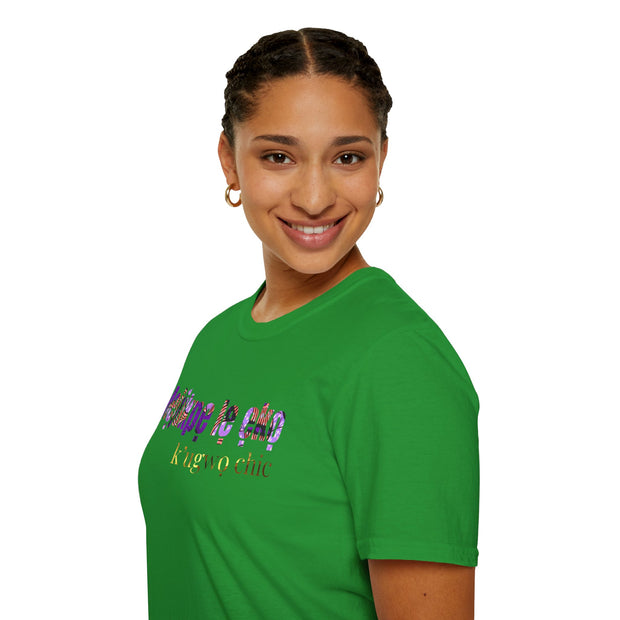 Chic Motivational T-Shirt – Igala “Mẹjúkpẹ lẹ ẹkọ… k’ugwọ chic.” (Back to the Grind… with Style)