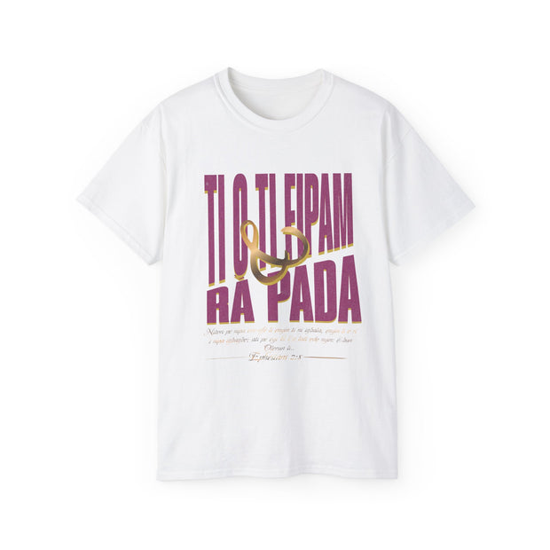 Saved & Redeemed Women’s Graphic Tee – Ephesians 2:8 Christian Cotton T-Shirt, Faith Statement Top, Everyday Casual Wear, Inspirational Gift for Friends”