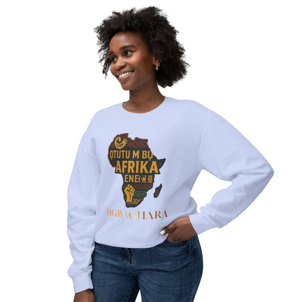 Unisex African Crewneck Sweatshirt | Warm, Stylish & Culturally Inspired