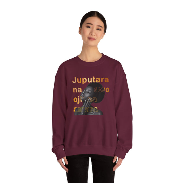 Artistic Unisex Crewneck Sweatshirt with Inspirational Quote - Comfortable Fashion, Gift for Her, Everyday Style, Cozy Layering, [...]