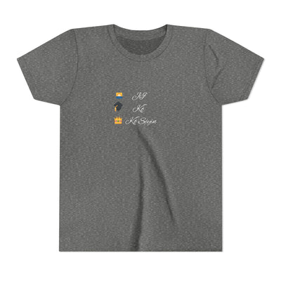 Kọ́, Jí, Kó Sẹ́yìn Youth Tee – Learn, Wake, Slay in Yoruba | Fun Summer Shirt for Kids