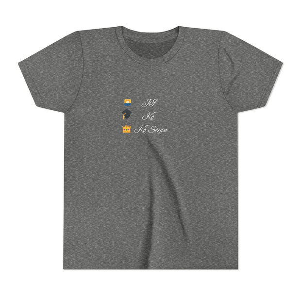 Kọ́, Jí, Kó Sẹ́yìn Youth Tee – Learn, Wake, Slay in Yoruba | Fun Summer Shirt for Kids