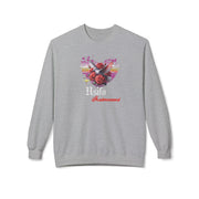 Romantic Floral Heart Sweatshirt Usifo Iruémwenwé – Women Cozy Pullover