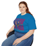 Saved & Redeemed Women’s Graphic Tee – Ephesians 2:8 Christian Cotton T-Shirt, Faith Statement Top, Everyday Casual Wear, Inspirational Gift for Friends”