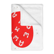 Awemwọnmwa Cozy Heartfelt Velveteen Blanket | Soft Throw for Love & Valentine’s Day Gifts”