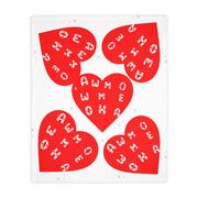 Awemwọnmwa Cozy Heartfelt Velveteen Blanket | Soft Throw for Love & Valentine’s Day Gifts”