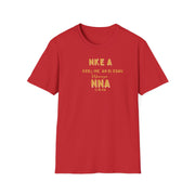“This is what an amazing Dad looks like – Men’s Softstyle T-Shirt | Cultural Message: ‘KEDỤ IHE A DỊ ÉGWU ỊTỤNANYA NNA Ọ DỊ KA’ | Perfect Gift for Fathers”