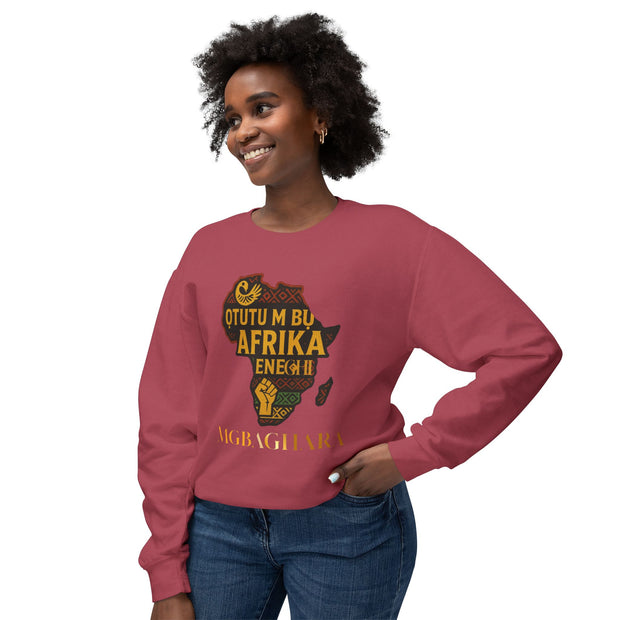 Unisex African Crewneck Sweatshirt | Warm, Stylish & Culturally Inspired