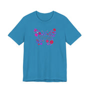 “Floral Butterfly Women Tee – Casual Summer Shirt, Butterfly Design T-Shirt, Gift for Nature Lovers, Spring Fashion Top, Oni mẹ (Mother in Urhobo)” ✅