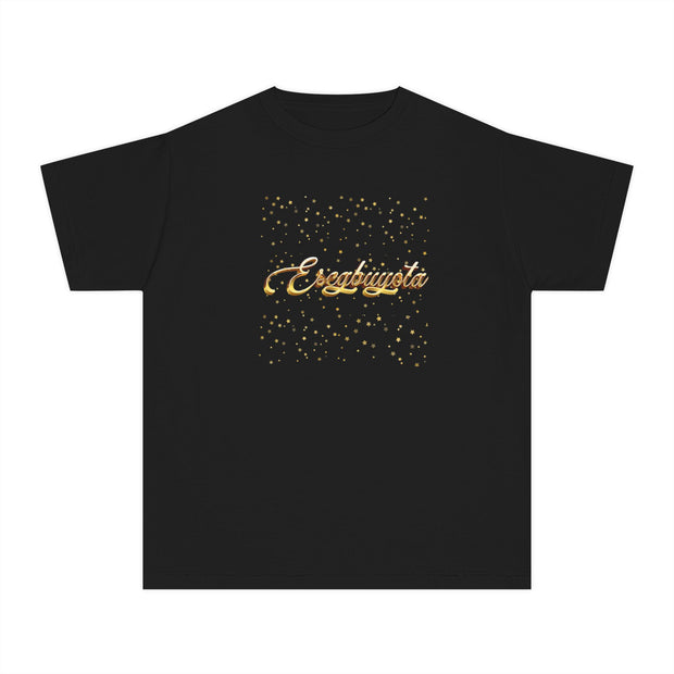 Esegbuyota Youth Glitter Tee – “You Will Rejoice” in Urhobo | Fun Kids Celebration Shirt